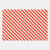 Weihnachtslieder rot, weiß, grün gefärbt geschenkpapier set (Vorderseite 2)