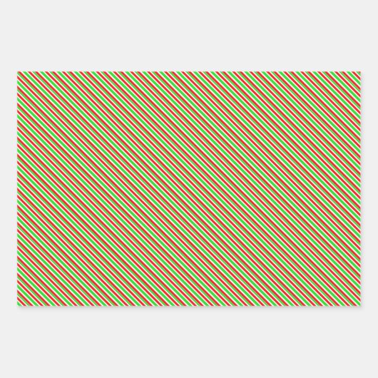 Weihnachtslieder rot, weiß, grün gefärbt geschenkpapier set (Vorderseite 2)