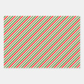 Weihnachtslieder rot, weiß, grün gefärbt geschenkpapier set (Vorderseite)