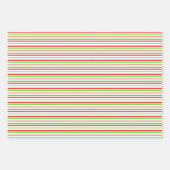 Weihnachtslieder rot, weiß, grün gefärbt geschenkpapier set (Vorderseite)