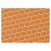 Weihnachtslieder, Rote Paprikaschoten Schneemann Tischdecke (Vorderseite (Horizontal))