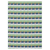 Weihnachtslieder, Schneemann Tischdecke (Vorderseite)