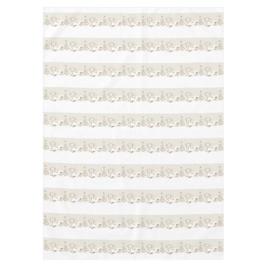 Weihnachtslieder, Schneemann Tischdecke (Vorderseite)