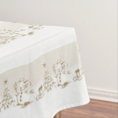 Weihnachtslieder, Schneemann Tischdecke (Beispiel)