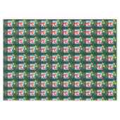 Weihnachtslieder, Schneemann Tischdecke (Vorderseite (Horizontal))