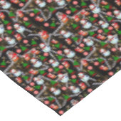 Weihnachtslieder, Schneemann Tischdecke (Schrägansicht)