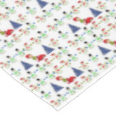 Weihnachtslieder, Schneemann Tischdecke (Schrägansicht)