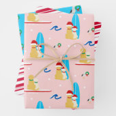 Weihnachtslieder, Seagulls Geschenk Set 3 Geschenkpapier Set (Beispiel)