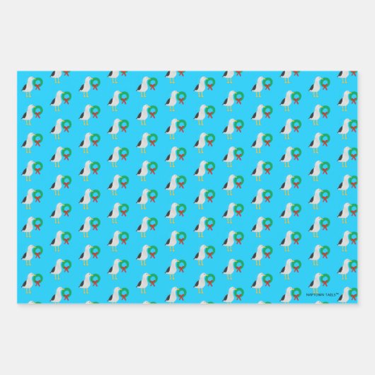 Weihnachtslieder, Seagulls Geschenk Set 3 Geschenkpapier Set (Vorderseite 3)