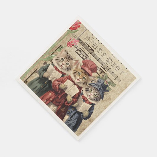 Weihnachtslieder Serviette (Ecke)