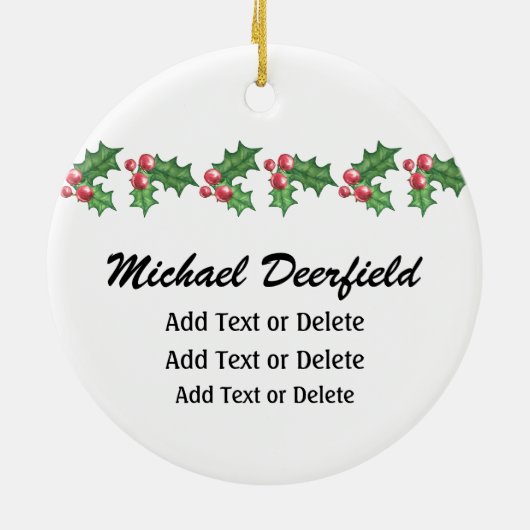 Weihnachtslieder - SRF Keramikornament (Hinten)