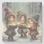 Weihnachtslieder Steinuntersetzer (Vorderseite)