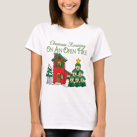Weihnachtslieder T-Shirt (Vorderseite)