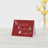 Weihnachtslieder - Tannenbaum - Freudenfest! Karte (Gelbe Blume)