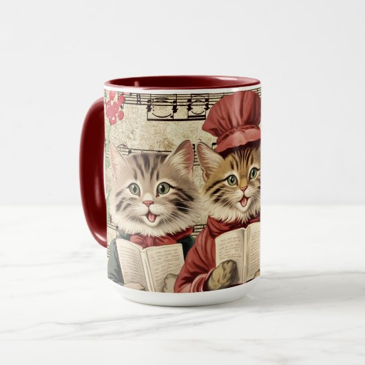 Weihnachtslieder Tasse (Vorderseite Links)