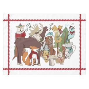 Weihnachtslieder Tischdecke