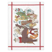 Weihnachtslieder Tischdecke (Vorderseite)