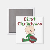 Weihnachtslieder und Geschenke Magnet (Vorderseite/Rückseite)