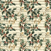 Weihnachtslieder und Heilige Beerendecke Tischdecke