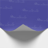 Weihnachtslieder und Reindeer Geschenkpapier (Ecke)