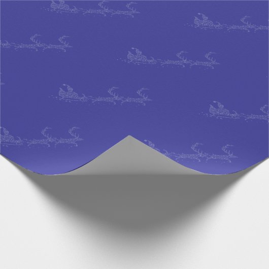 Weihnachtslieder und Reindeer Geschenkpapier (Ecke)