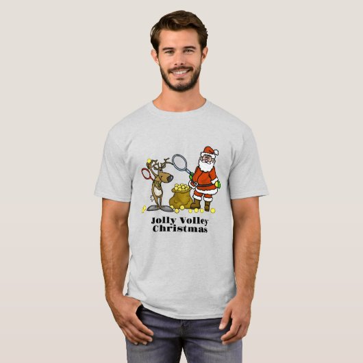 Weihnachtslieder und Rentier Weihnachtslieder-T - T-Shirt (Vorne ganz)