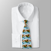 Weihnachtslieder und Rentiere Krawatte (Gebunden)