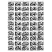 Weihnachtslieder, Vintager Weihnachtsmann Tischdecke (Vorderseite)