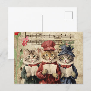Weihnachtslieder, Weihnachtschor Postkarte