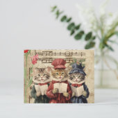 Weihnachtslieder, Weihnachtschor Postkarte (Stehend Vorderseite)