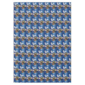 Weihnachtslieder, Weihnachtsgel Tischdecke (Vorderseite)