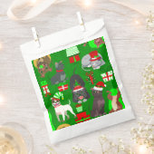 Weihnachtslieder Welpenhund Geschenktütchen (Ausgeschnitten)