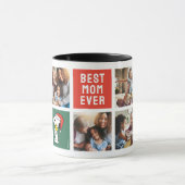 Weihnachtslieder & Woodstock | Beste Mama - Collag Tasse (Zentrum)