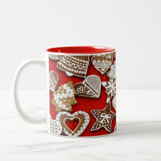 Weihnachtslieder Zweifarbige Tasse (Links)
