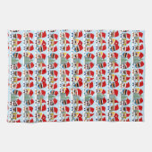 Weihnachtsliedersänger Weihnachten Geschirrtuch (Horizontal)