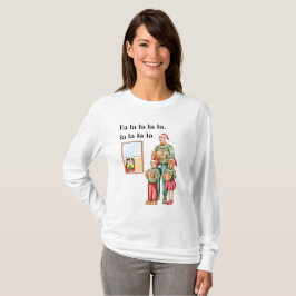 Weihnachtsliedersingen mit dieser fröhlichen Famil T-Shirt