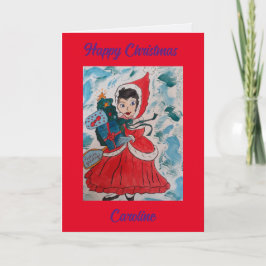 Weihnachtsliefer Personalisierte Weihnachtskarte Karte