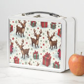 Weihnachtsliefernder Metall Brotdose (Beispiel)