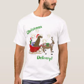 Weihnachtslieferung Herren Großen T - Shirt (Vorderseite)