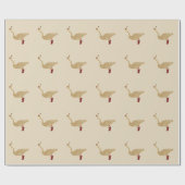 WEIHNACHTSlieferungs-GANS Geschenkpapier (Flach)