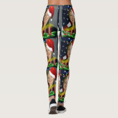 Weihnachtsliegeklatsche Leggings (Rückseite)