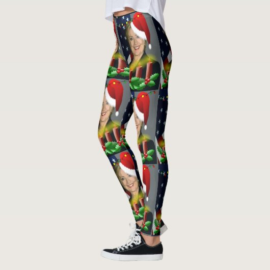 Weihnachtsliegeklatsche Leggings (Links)
