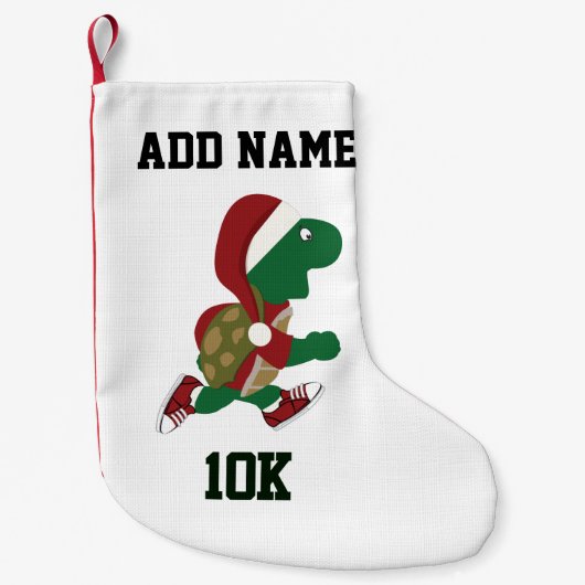 Weihnachtsliegeschildkröte 10K Kleiner Weihnachtsstrumpf (Vorderseite)