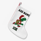 Weihnachtsliegeschildkröte 10K Kleiner Weihnachtsstrumpf (Vorderansicht (hängend))