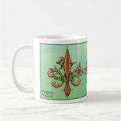WeihnachtsLilie mit Alligatoren Kaffeetasse (Links)
