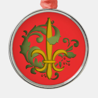 WeihnachtsLilie Ornament Aus Metall