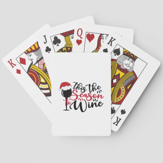Weihnachtslinien Abstrakte Waren Spielkarten (Rückseite)