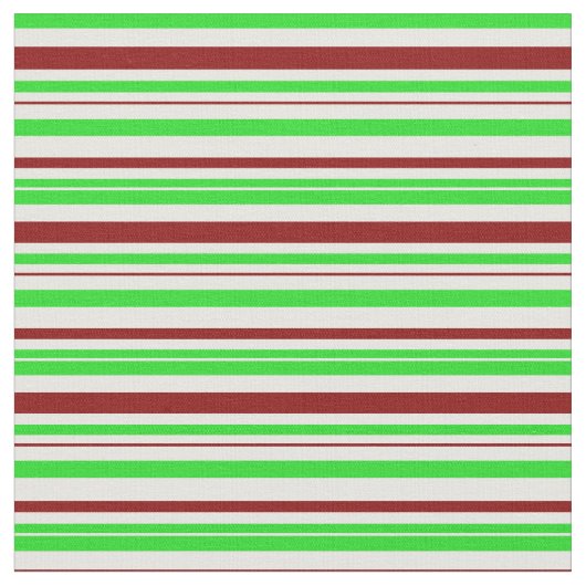 Weihnachtslinien grün, weiß, rot farbig stoff (Nahaufnahme)