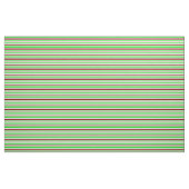 Weihnachtslinien grün, weiß, rot farbig stoff (Fat Quarter (45,7 x 55,9 cm))