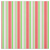 Weihnachtslinien in Rot, Weiß, Grün Stoff (Muster)